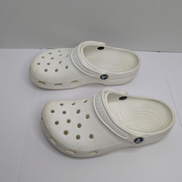 Crocs White Sandal Water Shoe 7 Women - Picture 4 of 7